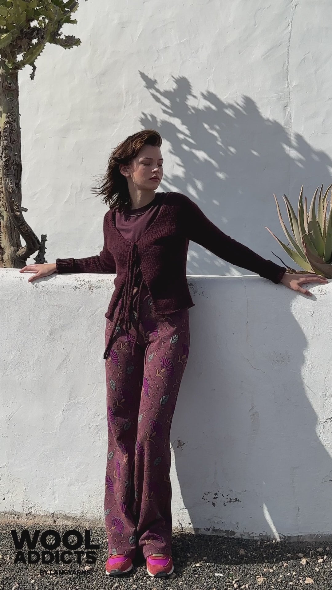 ENTWINED Top-down Cardigan Pattern Kit in MEMORY by WOOLADDICTS | WOOLADDICTS #13-033