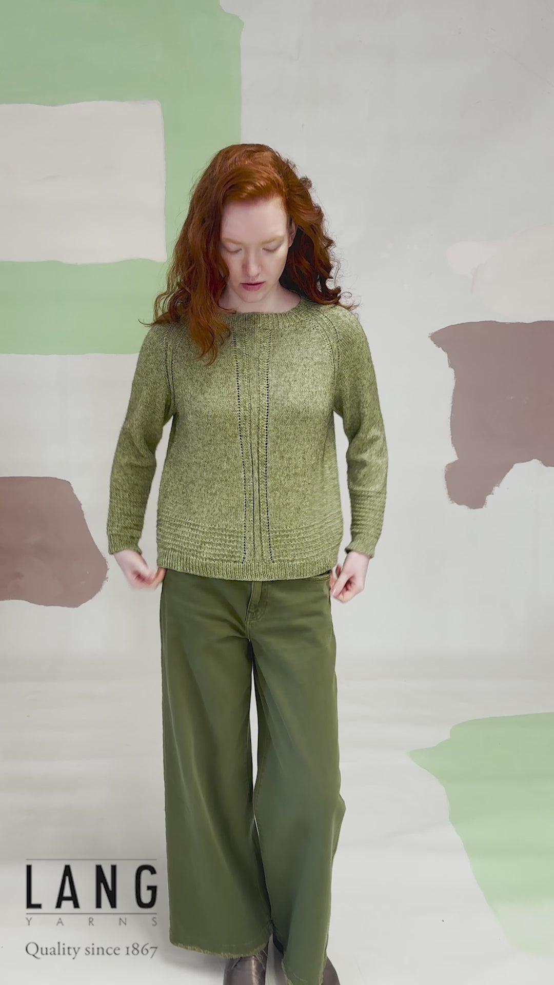 JANNI Sweater Pattern Kit in VAYA by LANGYARNS | Fatto a Mano 290-030