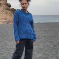 RAHEL Sweater Pattern Kit in DONEGAL TWEED+ by LANGYARNS | Punto 77-008