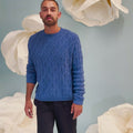 NOAH Men's Sweater Pattern Kit in ANANAS by LANGYARNS | Fatto a Mano 288-058
