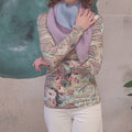 MARIBEL Shawlette Pattern Kit in MOHAIR 21 by LANGYARNS | Fatto a Mano 278-021