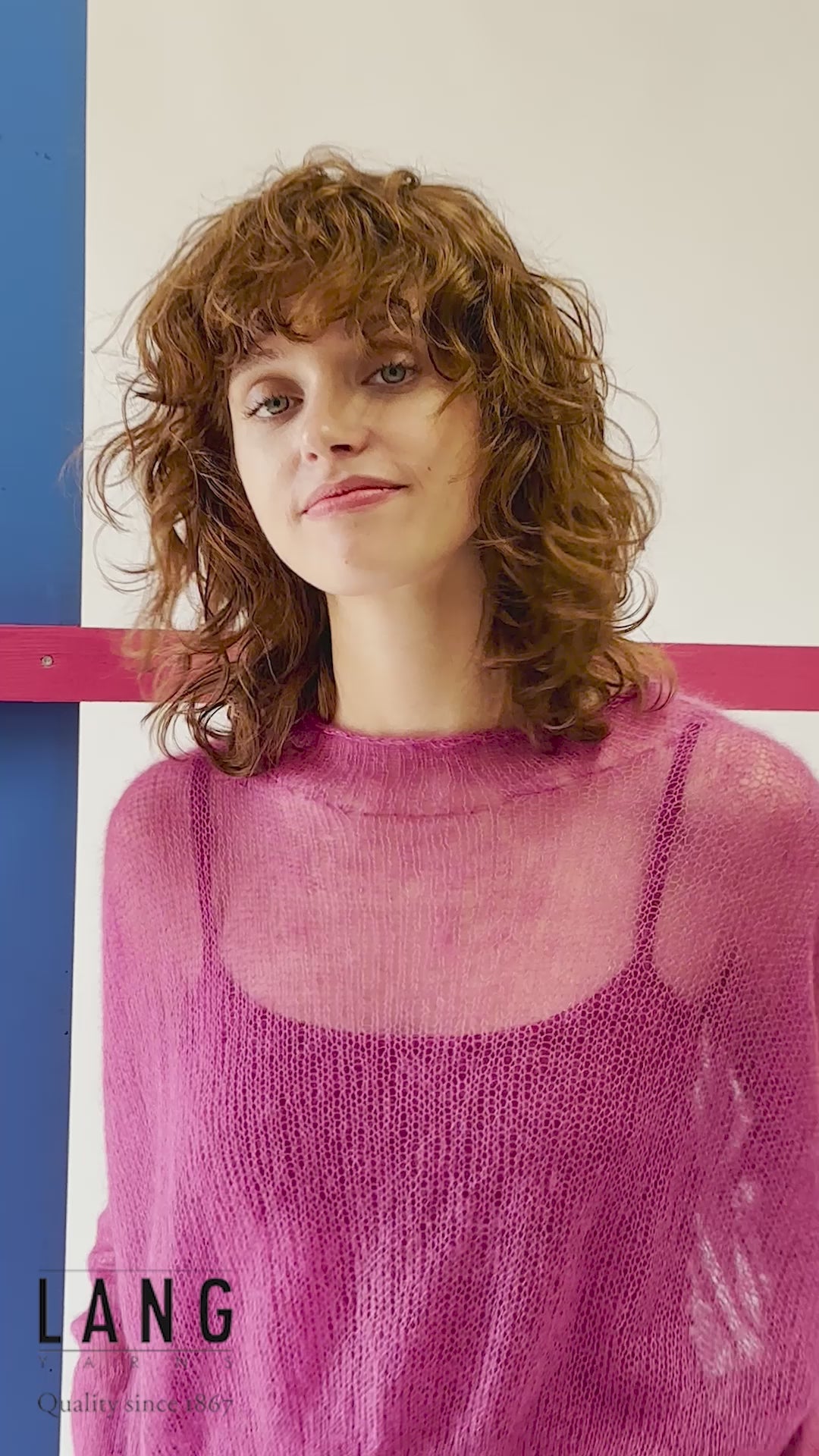 TILDA Sweater Pattern Kit in MOHAIR 21 by LANGYARNS | Fatto a Mano 280-001