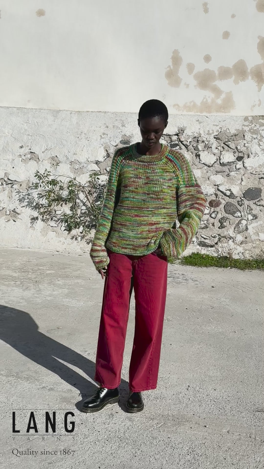 SUNNY-SPIRIT Pullover Pattern Kit in MOVE 8PLY by WOOLADDICTS | Punto 86-018