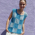LAID-BACK Crochet Top Pattern Kit in SWEET by WOOLADDICTS | WOOLADDICTS #16-006