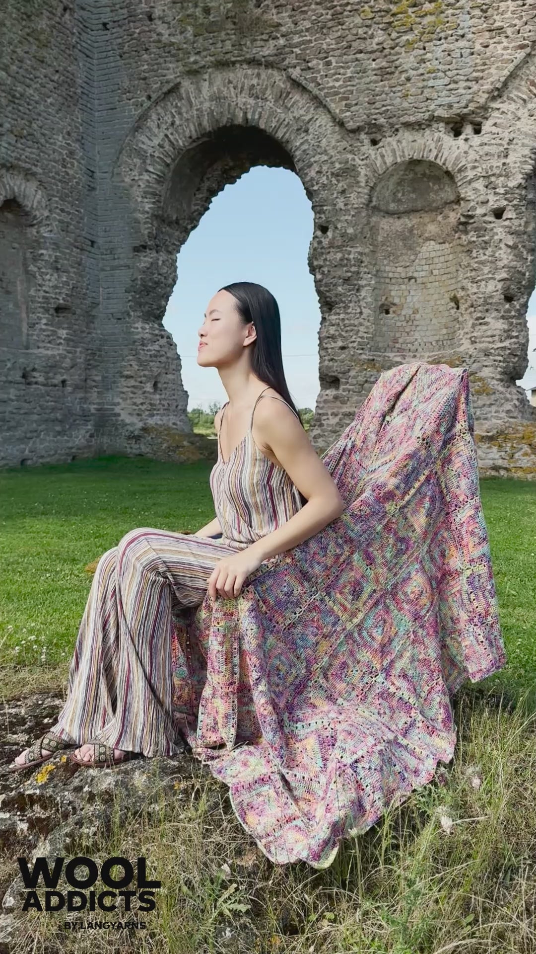 CALL-TO-ADVENTURE Blanket Pattern Kit in WOOLADDICTS by LANGYARNS | WOOLADDICTS #14-035