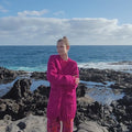 OCEAN-LOVER Long Cardigan Pattern Kit in MEMORY by WOOLADDICTS | WOOLADDICTS #11-004