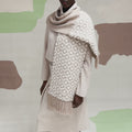 XIMENA Scarf Pattern Kit in MERINO 120 & AVALON by LANGYARNS | Fatto a Mano 290-044