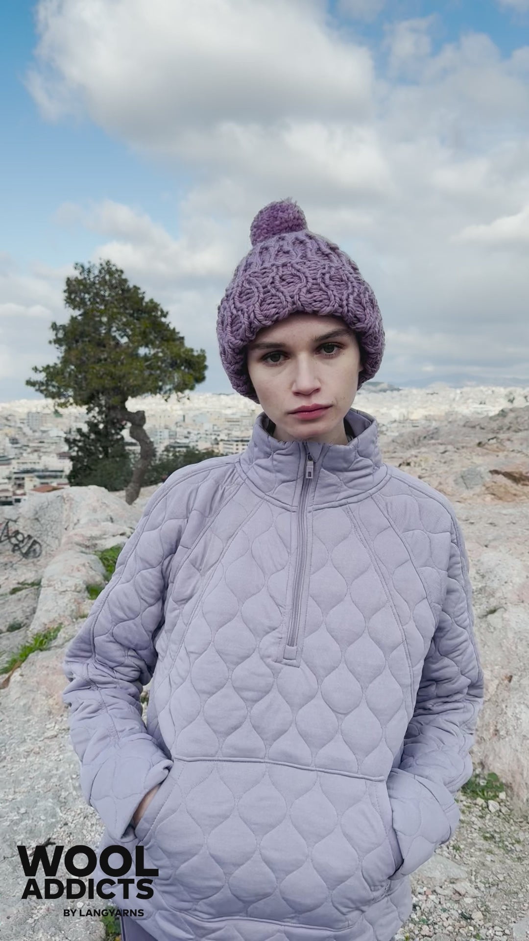 HIGH-HOPES Hat Pattern Kit in FIRE by WOOLADDICTS | WOOLADDICTS #15-004