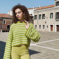 FEAST-OF-STITCHES Crochet Sweater Pattern Kit in WHISPER by WOOLADDICTS | WOOLADDICTS #16-010