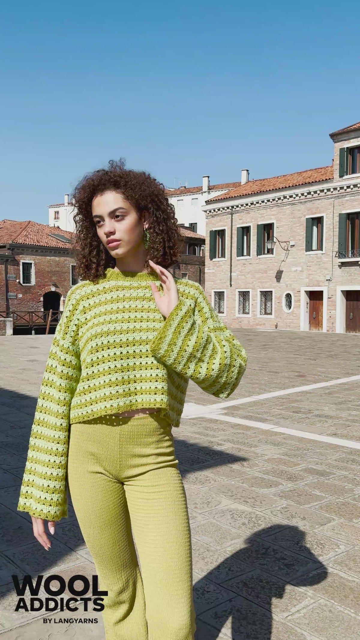 FEAST-OF-STITCHES Crochet Sweater Pattern Kit in WHISPER by WOOLADDICTS | WOOLADDICTS #16-010