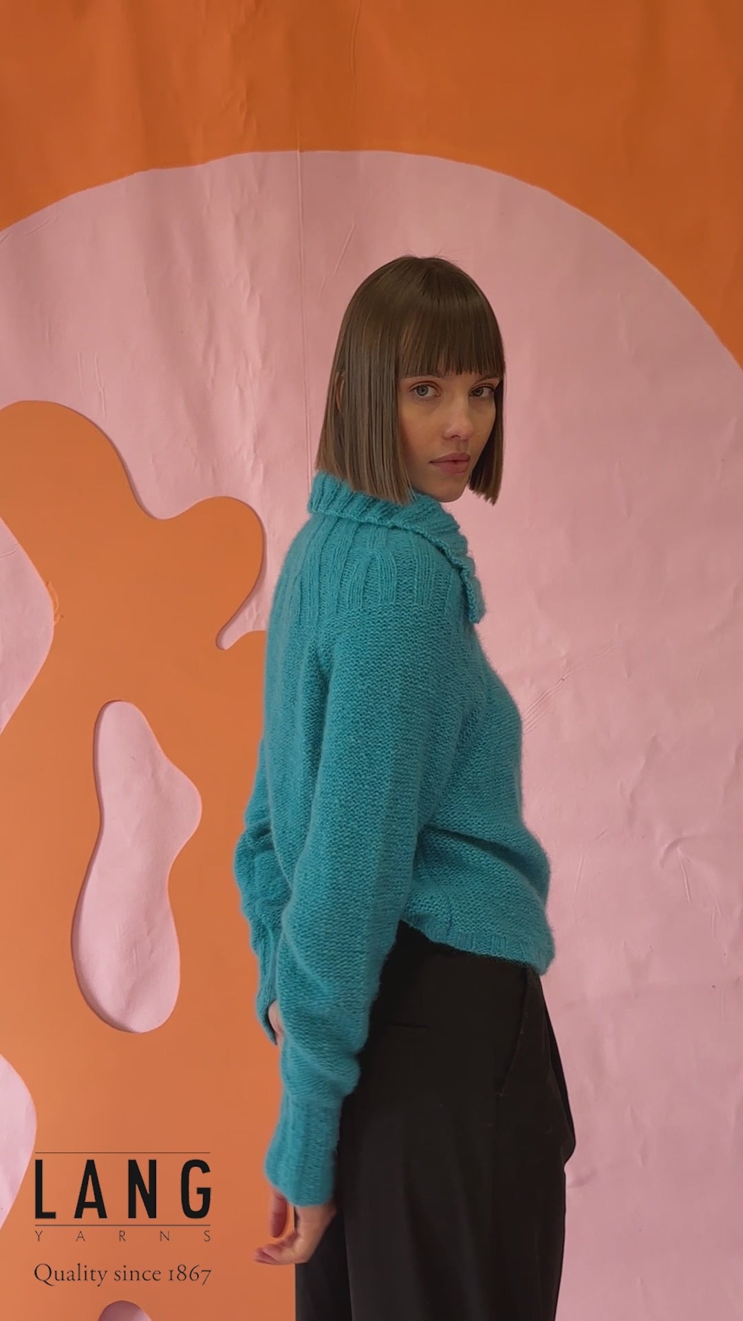 MUIRIA Cardigan Pattern Kit in MALOU LIGHT by LANGYARNS | Fatto a Mano 282-001
