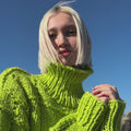 DESERT-BLOOM Sweater Pattern Kit in FIRE by WOOLADDICTS | WOOLADDICTS #13-006