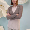 KRISTEL Bolero Pattern Kit in LAMÉ SOFT by LANGYARNS | Fatto a Mano 288-054