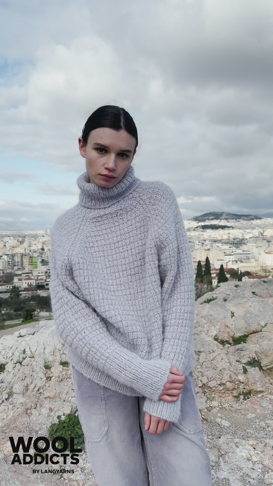 SOFT-EXHALE Sweater Pattern Kit in HONOR by WOOLADDICTS | WOOLADDICTS #15-006
