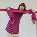 TUANA Long Wrist-warmers Pattern Kit in MOHAIR 21 by LANGYARNS | Fatto a Mano 280-002