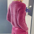 HEDI Cardigan Pattern Kit in VELVET by LANGYARNS | Fatto a Mano 288-040
