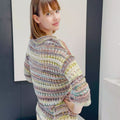 SOLENE Sweater Pattern Kit in FIESTA by LANGYARNS | Fatto a Mano 288-024