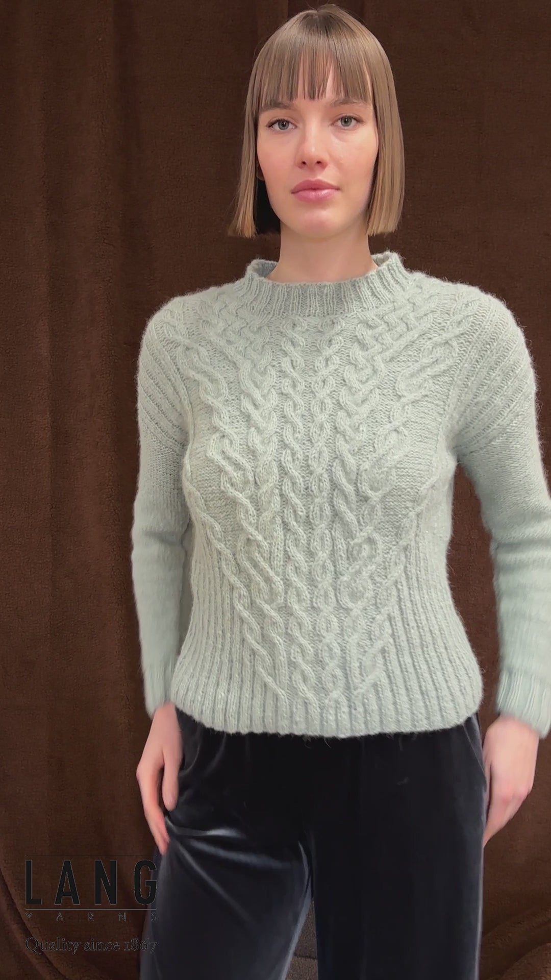 MALALA Pullover Pattern Kit in MALOU LIGHT by LANGYARNS | Fatto a Mano 282-027