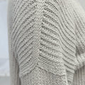 ISALIE Top Down Sweater Pattern Kit in NORMA by LANGYARNS | Fatto a Mano 284-002