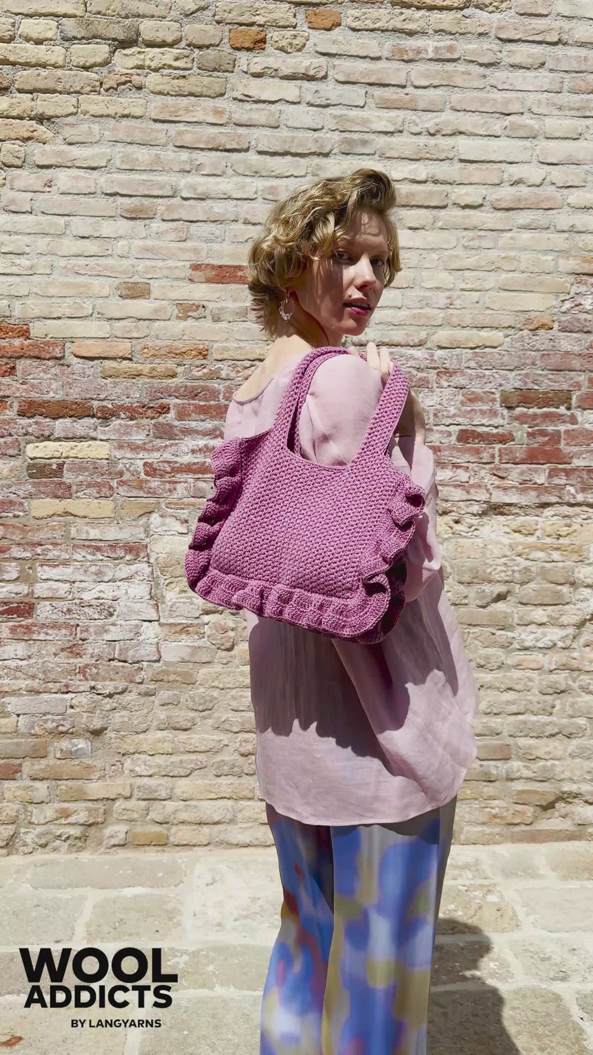 ATELIER Crochet Bag Pattern Kit in SWEET by WOOLADDICTS | WOOLADDICTS #16-031