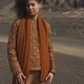 PIGMENT-TRAIL Scarf Pattern Kit in FIRE by WOOLADDICTS | WOOLADDICTS #13-026