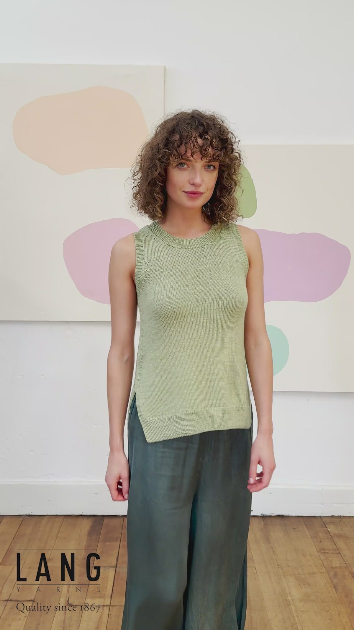 EVITA Top Pattern Kit in CLASSIC SILK by LANGYARNS | Fatto a Mano 288-014