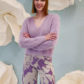 HOLLY Sweater Pattern Kit in LACE by LANGYARNS | Fatto a Mano 288-052