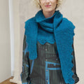 VIERA Triangular scarf Pattern Kit in SURI ALPACA by LANGYARNS | Fatto a Mano 290-071