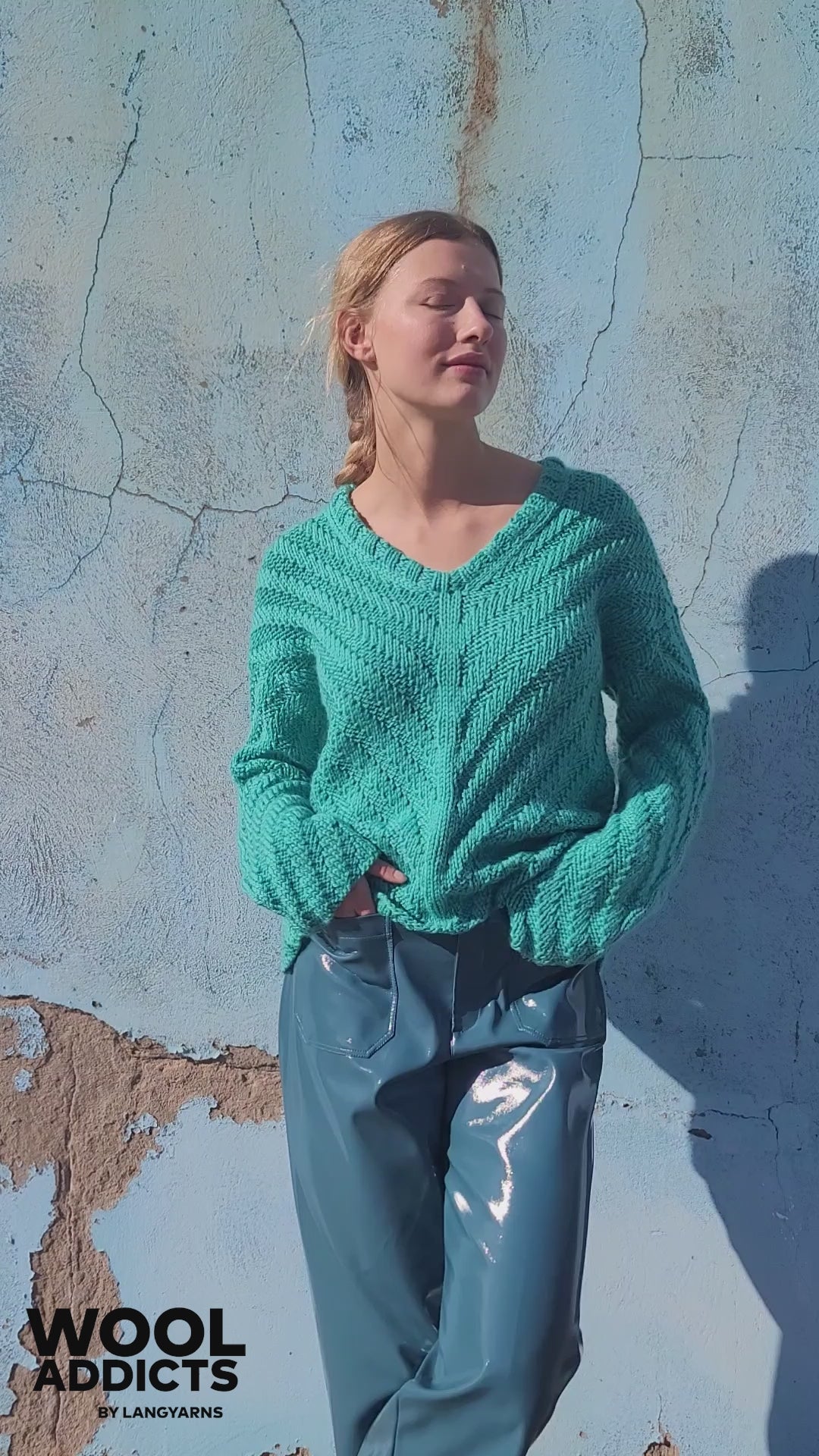 STRONG-MINDSET Sweater Pattern Kit in GLORY by WOOLADDICTS | WOOLADDICTS #11-028