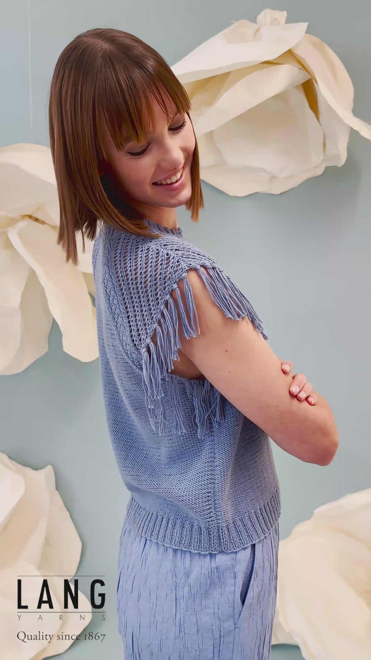 MATOAKA Top Pattern Kit in OCEANIA by LANGYARNS | Fatto a Mano 288-060
