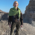 FIELD-BOTANICS Triangular Shawl Pattern Kit in MEMORY by WOOLADDICTS | WOOLADDICTS #13-002
