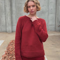 NAYA Raglan Sweater Pattern Kit in NATURALIS by LANGYARNS | Punto 97-010