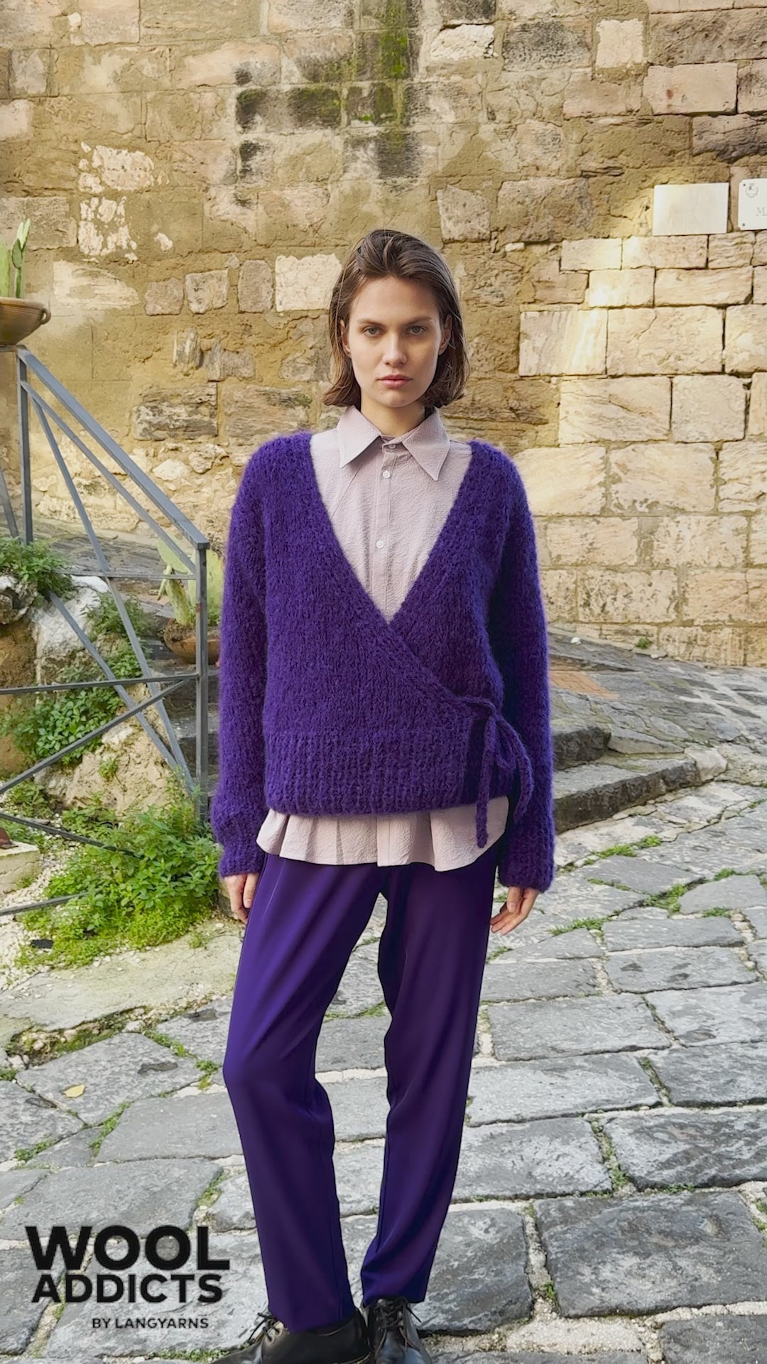 LOCAL-FAVOURITE Wrap Jacket Pattern Kit in DESIRE by WOOLADDICTS | WOOLADDICTS #17-013