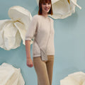 FIONA Sweater Pattern Kit in LACE LAMÉ by LANGYARNS | Fatto a Mano 288-046