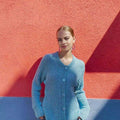 SILENT-TIME Top-down Cardigan Pattern Kit in WHISPER by WOOLADDICTS | WOOLADDICTS #16-002