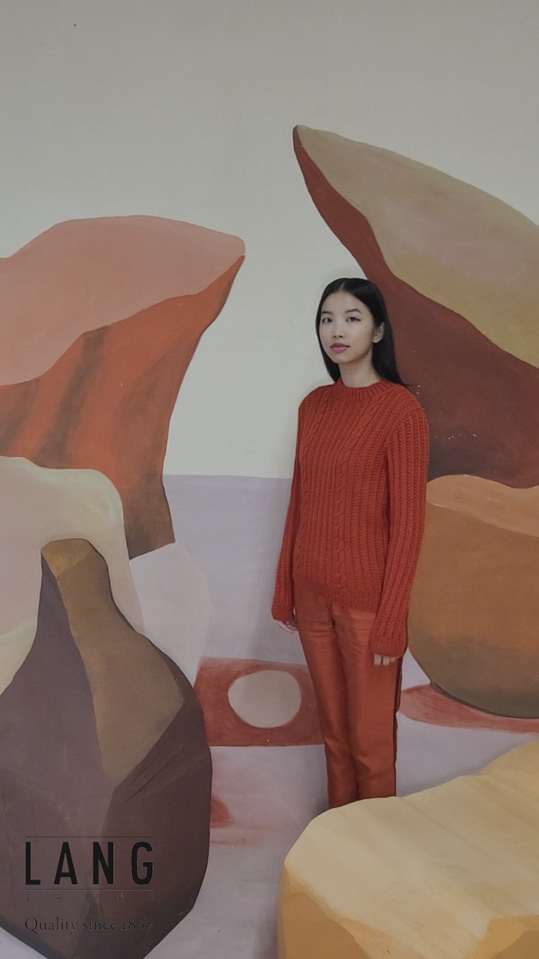 MAXINE Sweater Pattern Kit in CARPE DIEM by LANGYARNS | Fatto a Mano 278-046