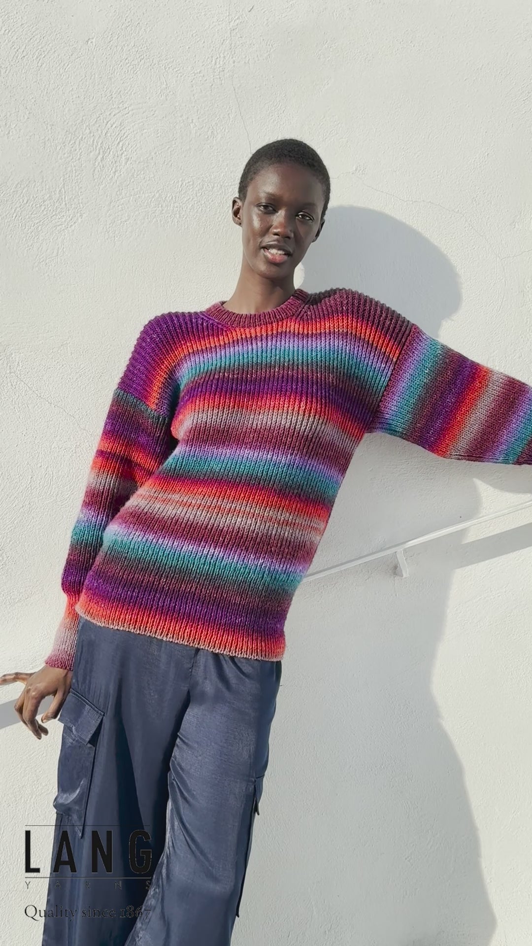 SUNNY-SMILES Sweater Pattern Kit in MOVE 6PLY by WOOLADDICTS | Punto 86-007