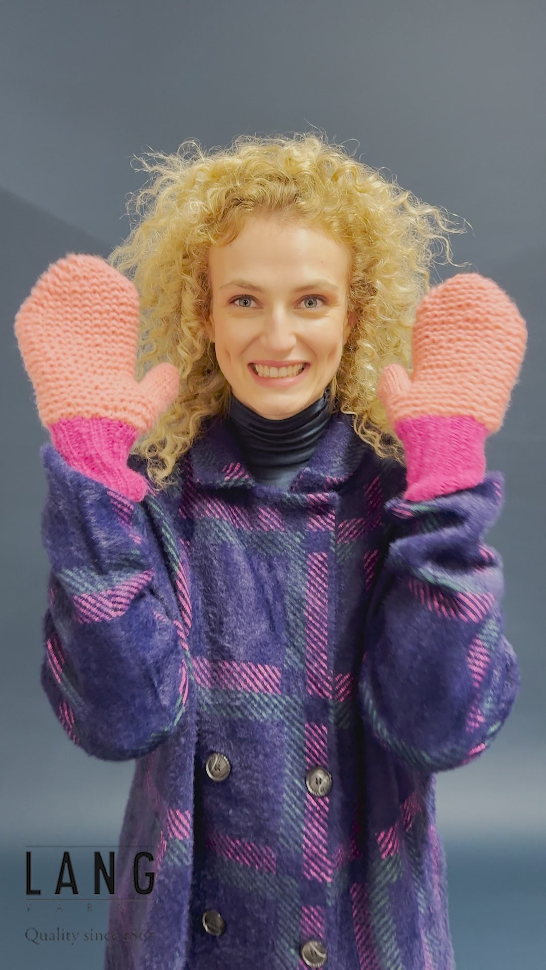 FRANKA Mittens Pattern Kit in PROMISE by LANGYARNS | Punto 93-011