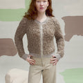 PERDITA Bomber Jacket Pattern Kit in SHIRLEY & MERINO70 by LANGYARNS | Fatto a Mano 290-043