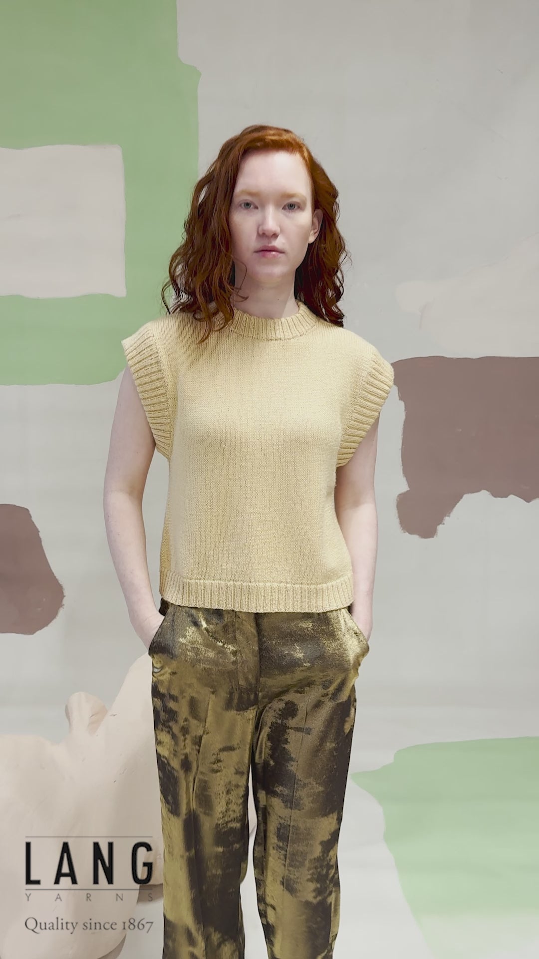 NANETTE T-Shirt Pattern Kit in CLASSIC SILK by LANGYARNS | Fatto a Mano 290-024