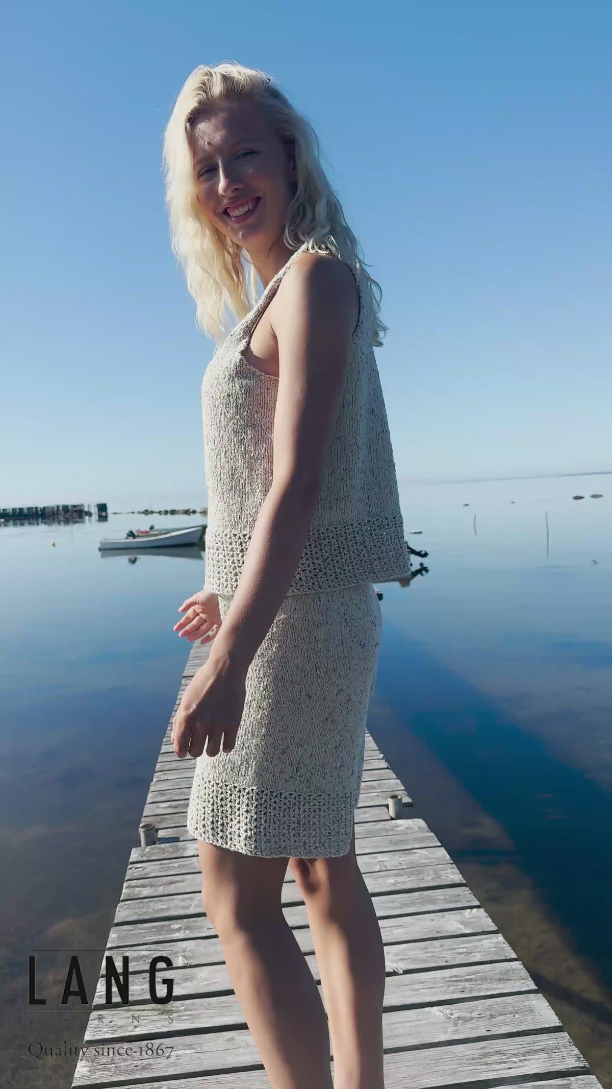 CHARLOTTE Shorts Pattern Kit in COTTON TWEED by LANGYARNS | Punto 90-004