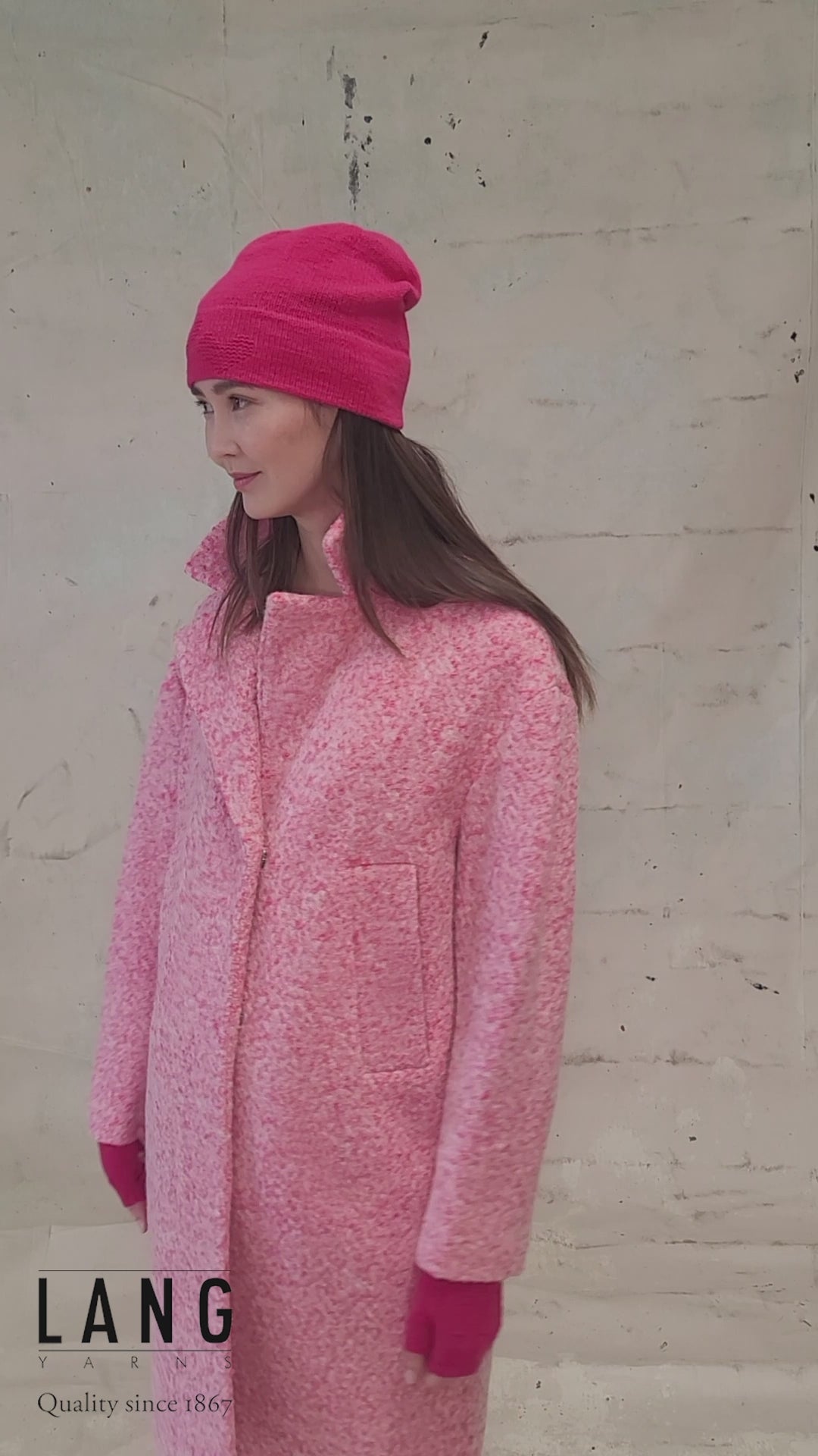 ULRIKE Hat Pattern Kit in CASHMERE PREMIUM by LANGYARNS | Punto 60-016