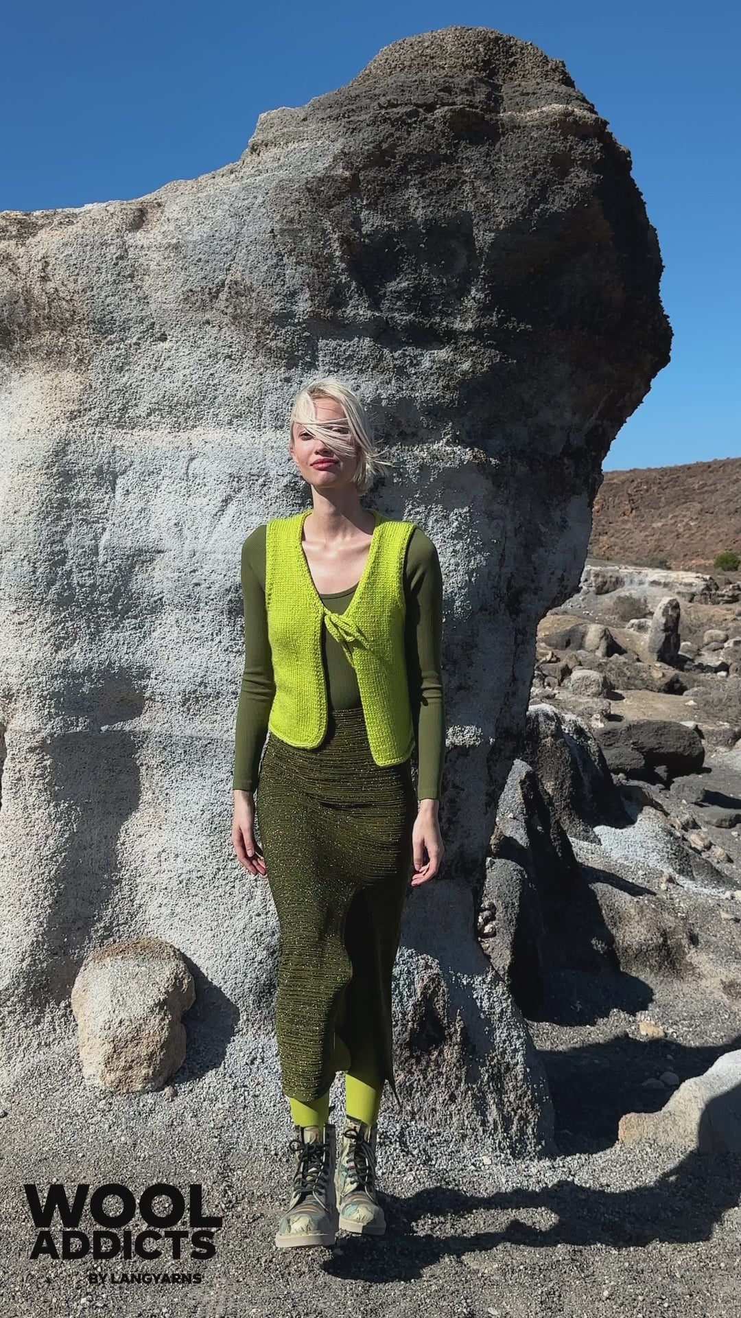 DESERT-REVIVAL Gilet Pattern Kit in MEMORY by WOOLADDICTS | WOOLADDICTS #13-008