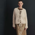 ELOISE Top-down Cardigan Pattern Kit in BABY LAMA by LANGYARNS | Punto 89 - 247