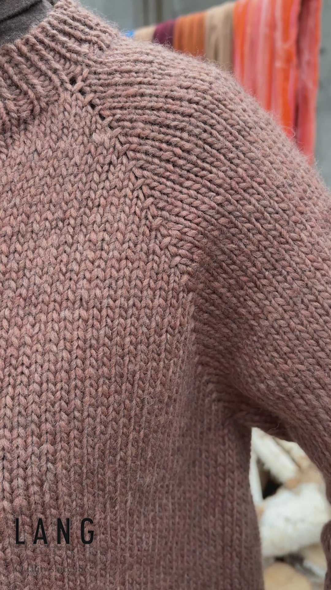 NATHALIE Cardigan Pattern Kit in NATURALIS by LANGYARNS | Punto 97-008