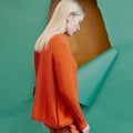 SAMANTHA Sweater Pattern Kit in CLASSIC SILK by LANGYARNS | Fatto a Mano 286-012