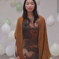 ISABEL Triangular Shawl Pattern Kit in ZEN by LANGYARNS | Fatto a Mano 278-003