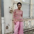 HILKE Sweater Pattern Kit in LISBOA by LANGYARNS | Punto 82-006