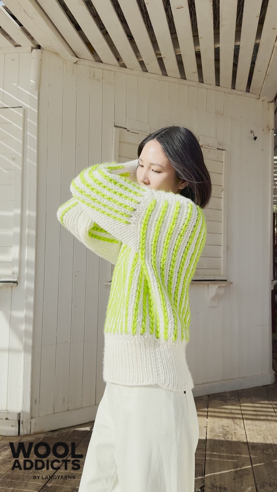 WINTER-SUN Sweater Pattern Kit in GLORY by WOOLADDICTS | WOOLADDICTS #17-019