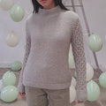 ELVIRA Sweater Pattern Kit in MALOU LIGHT by LANGYARNS | Fatto a Mano 278-014